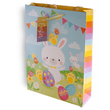 Load image into Gallery viewer, Partisan Colourful Easter Bunny Gift Bag M/L/XL
