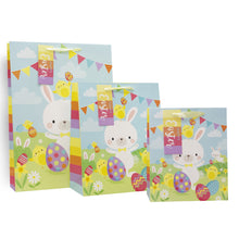 Load image into Gallery viewer, Partisan Colourful Easter Bunny Gift Bag M/L/XL
