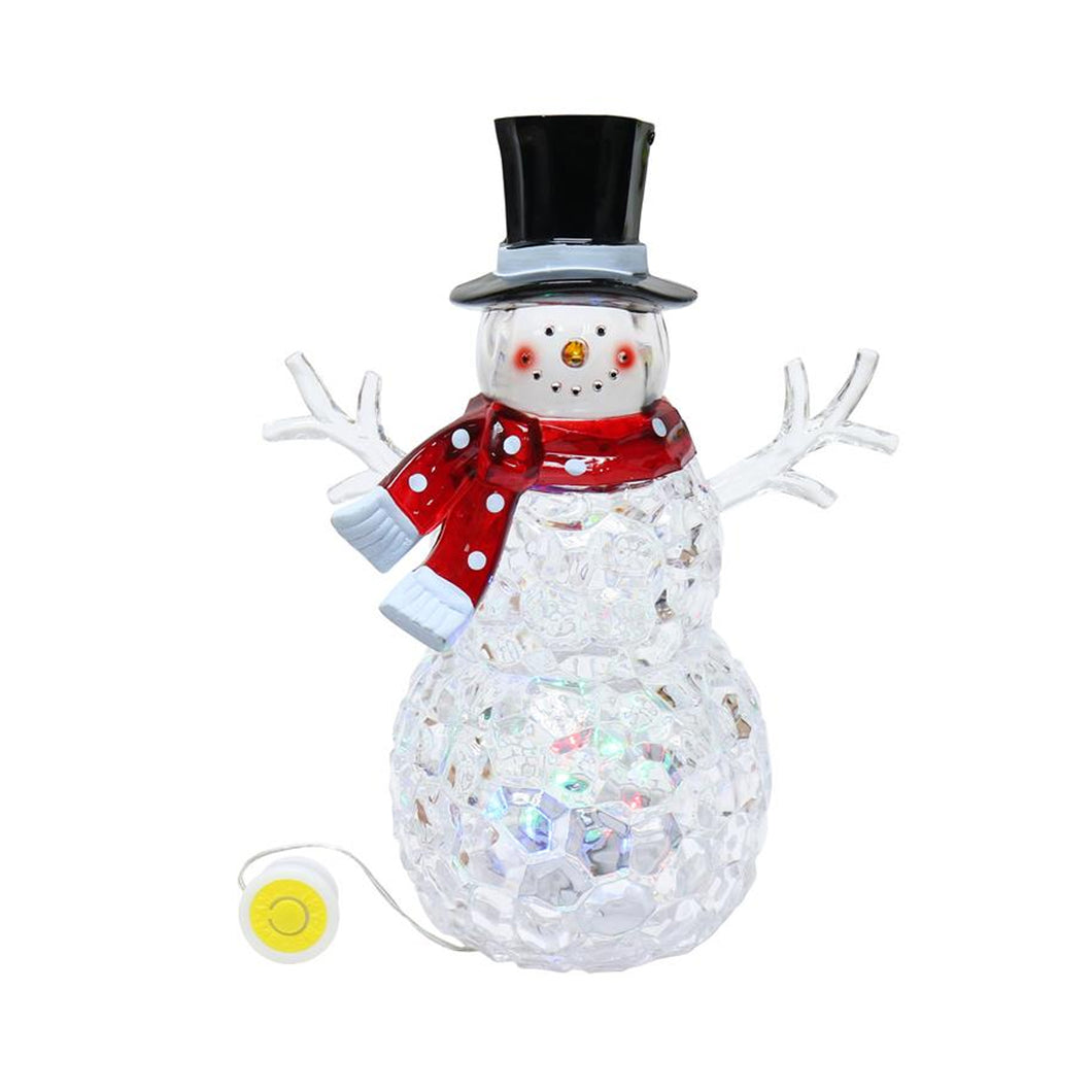 Light Up Acrylic Snowman