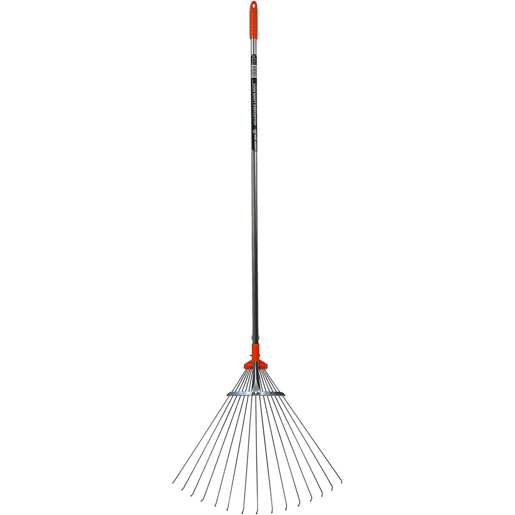 Green Jem Adjustable Lawn Rake