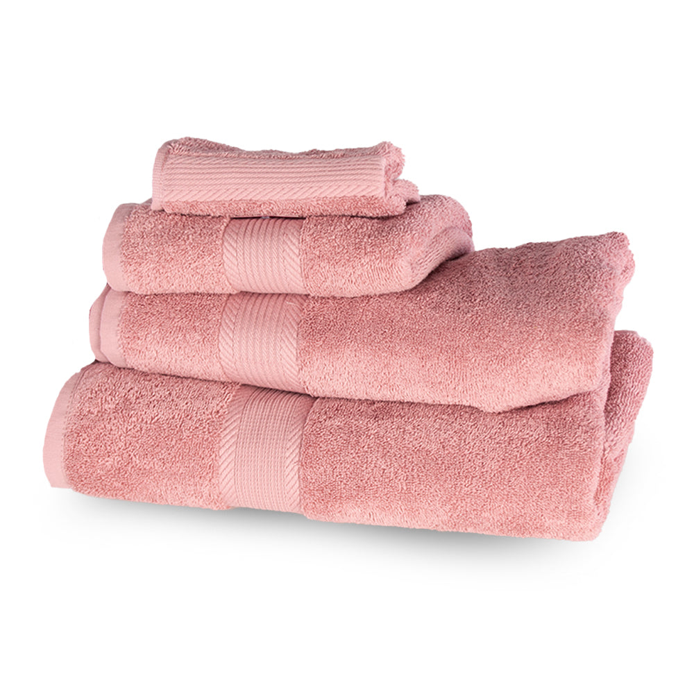 Premier Dusky Pink Face, Hand, Bath Towel & Bath Sheet Set